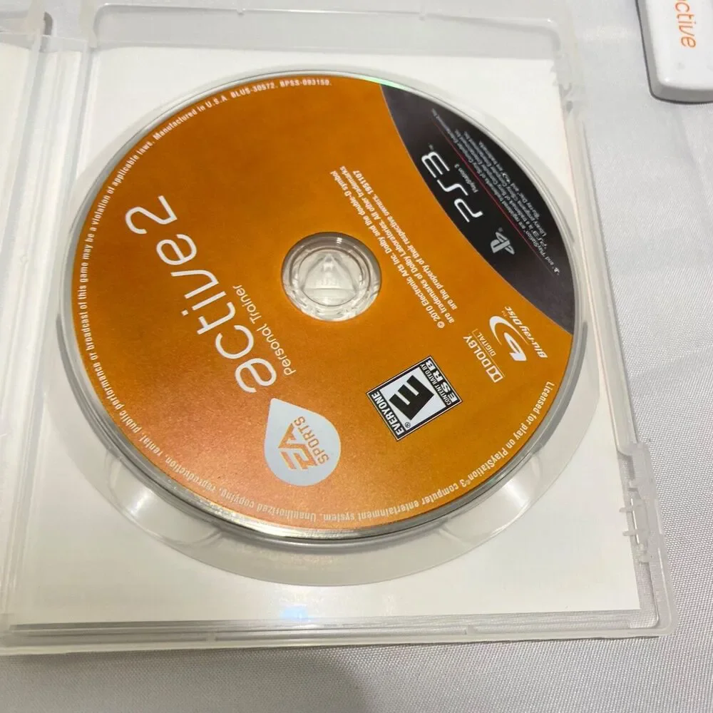EA Sports Active 2 For Sony Disney 3 With Case And Accessories 2010 Working